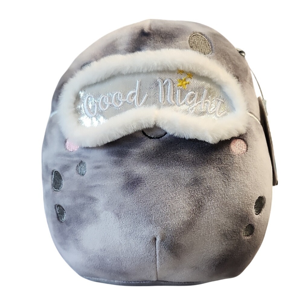 NWT Squishmallows Boulder The Moon With Good Night Mask‎